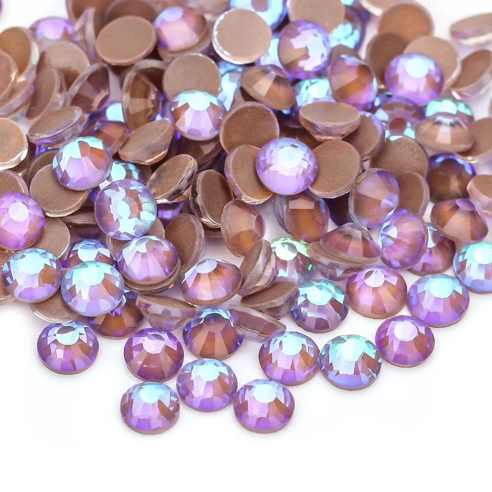 Vc alle Größe Glitter Neon nicht Hotfix Strass Fluoreszenz DIY Nail Art Kristalle Diamant Strass Edelsteine für Charms Kleid – Detail 16