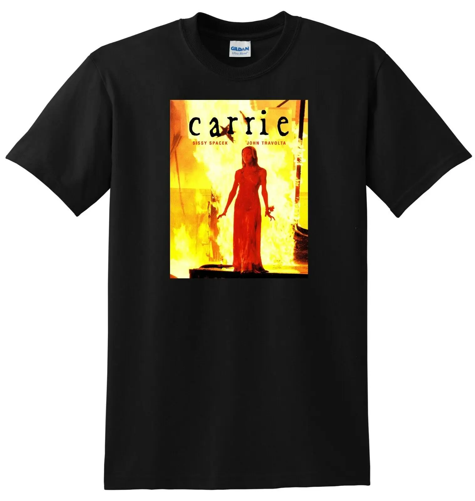 Maglietta Carrie 1976 4K Bluray Dvd Cover Poster Stephen King Small Medium L Xl