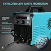 140A Welding Machine 120V 4-in-1 Flux Core Gasless MIG Welder Stick TIG Suitable 2-11lbs Coils Dual Panel Control CSA Certified 4