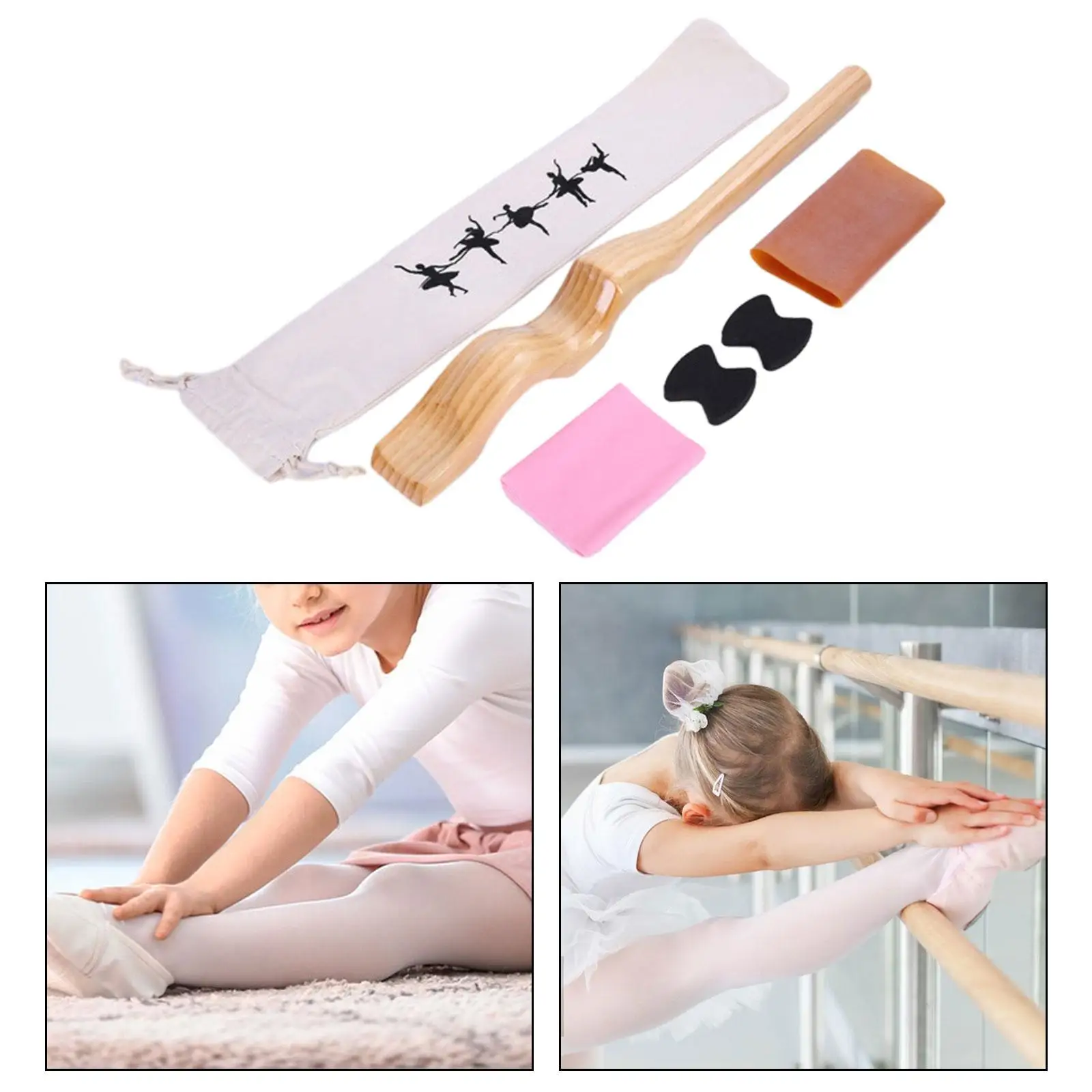 Ballet Foot Stretcher Portable for Adults Children Wood with