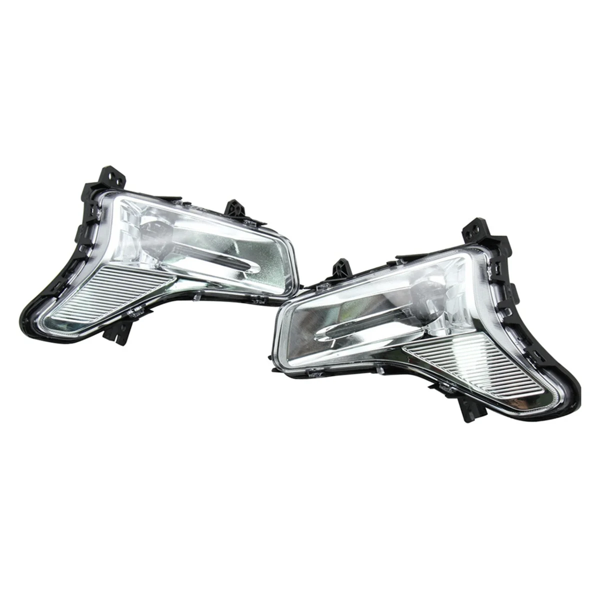 12V LED Fog Lamps for Mondeo Daytime Running Light DRL Front Fog Lamps Covers Frame W/Wire
