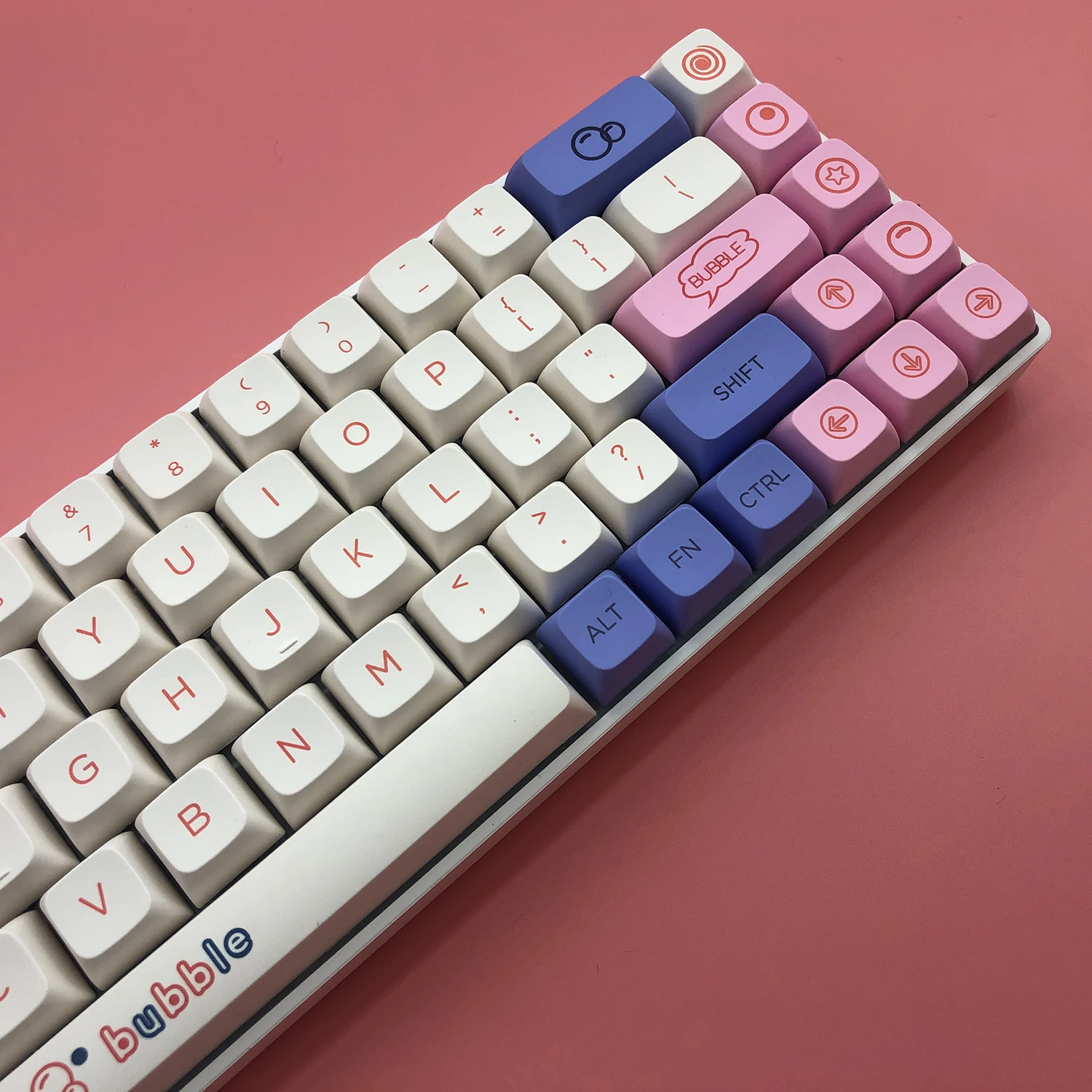 PBT Keycap 127 Key XDA Profile Personalized For Cherry MX Switch Mechanical Keyboard Anne Pro 2/GK61