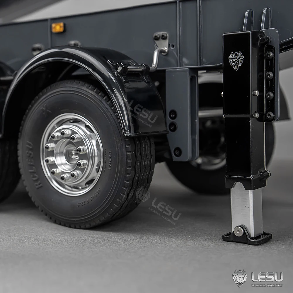 LESU Metal Hydraulic RC Dump Trailer 3Axles 1/14 for DIY TAMIYAYA RC Tractor Truck TOUCAN Remoted Car R620 770S FH16 Vehicle Toy S0dffe8855eb94dcd8cb1ef05224aeead4