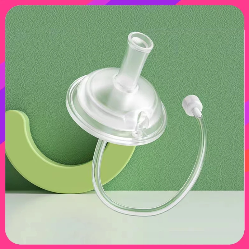 

2Set Baby Bottle Straw Cup Straw Accessories Replacement Wide Mouth Caliber Silicone Feeding Accessories