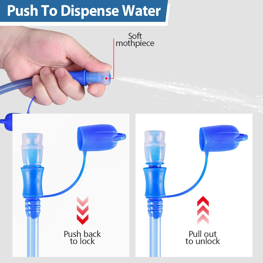Hydration Pack Water Reservoir - BPA Free Storage Bag for Running and Outdoor Activities