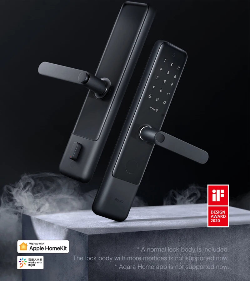 Original Smart Door Lock N200 Fingerprint Door Locks Bluetooth Password NFC Unl