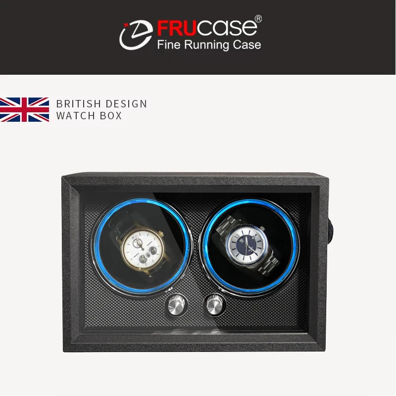 FRUCASE WOODEN Watch Winder for Automatic Watches Watches Box Jewelry Watch Display Collector Storage With LED watch winder,watch display case