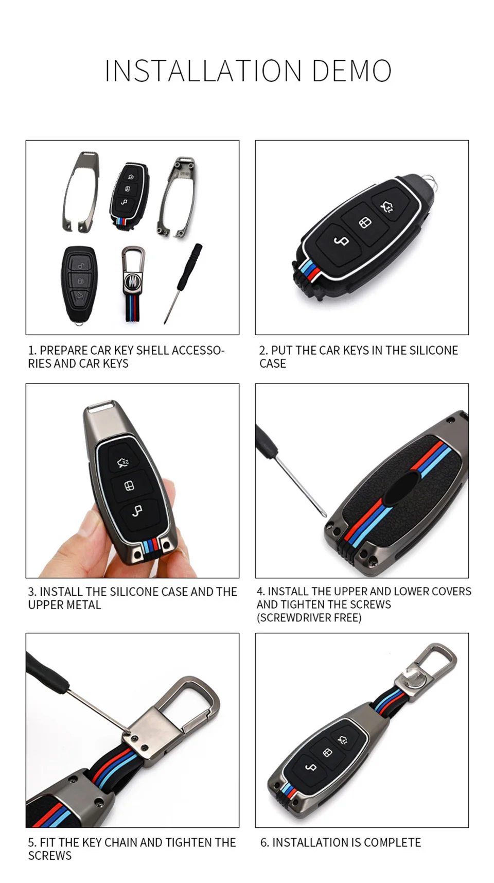 Copertura della cassa chiave dell'automobile per Toyota Chr Rav4 Auris Avensis Prius Aygo Camry Corolla Land Cruiser 200 Prado Crown 13 Copertura della cassa chiave dell'automobile per Toyota Chr Rav4 Auris Avensis Prius Aygo Camry Corolla Land Cruiser 200 Prado Crown - S0e007353615d4bdbacce52cdae14cc91I