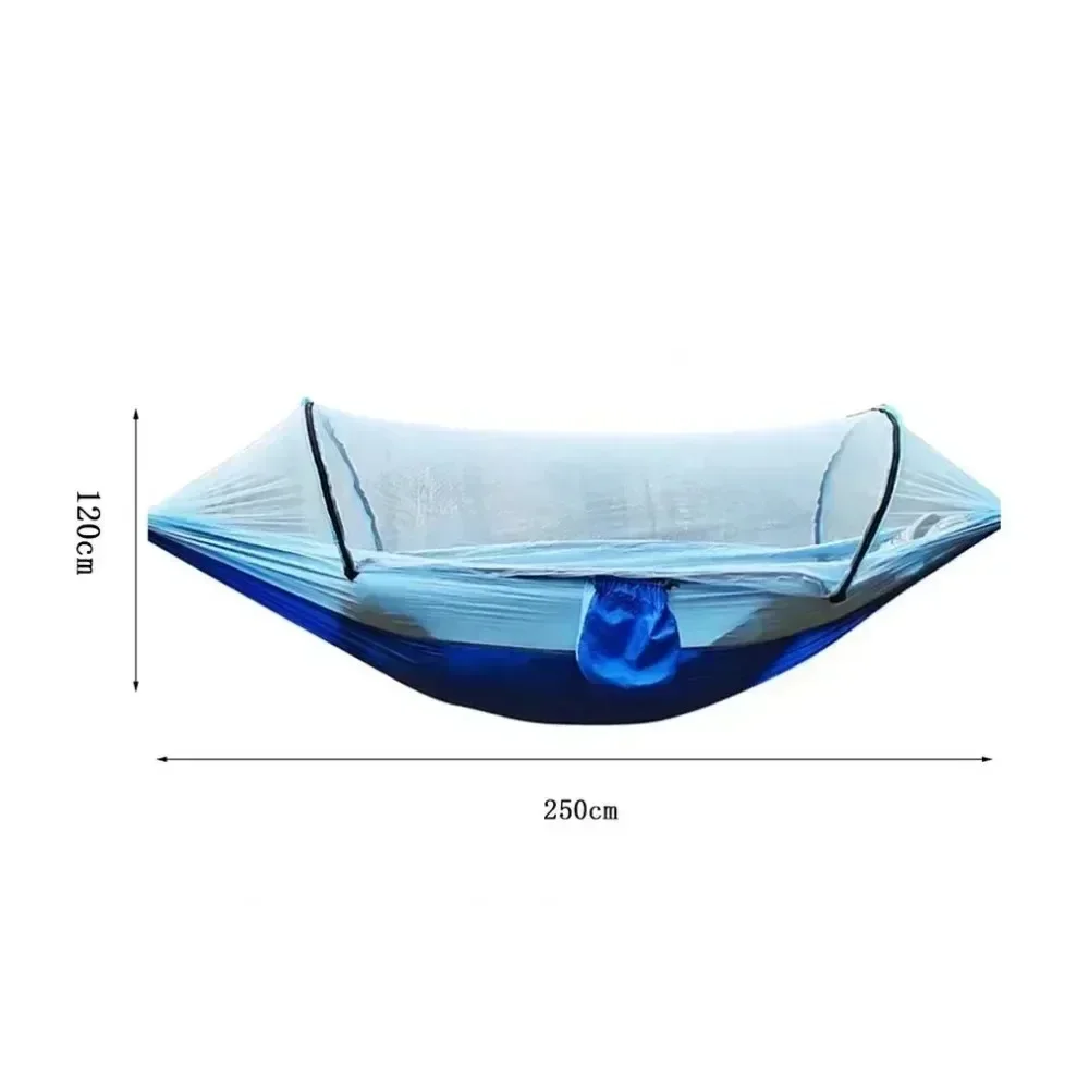 Hammock Tent Camping Suspension Mosquito Net Hammock Mosquito Proof Cloth Outdoor Portable Stable Camping Picnic Swing Hammock 6