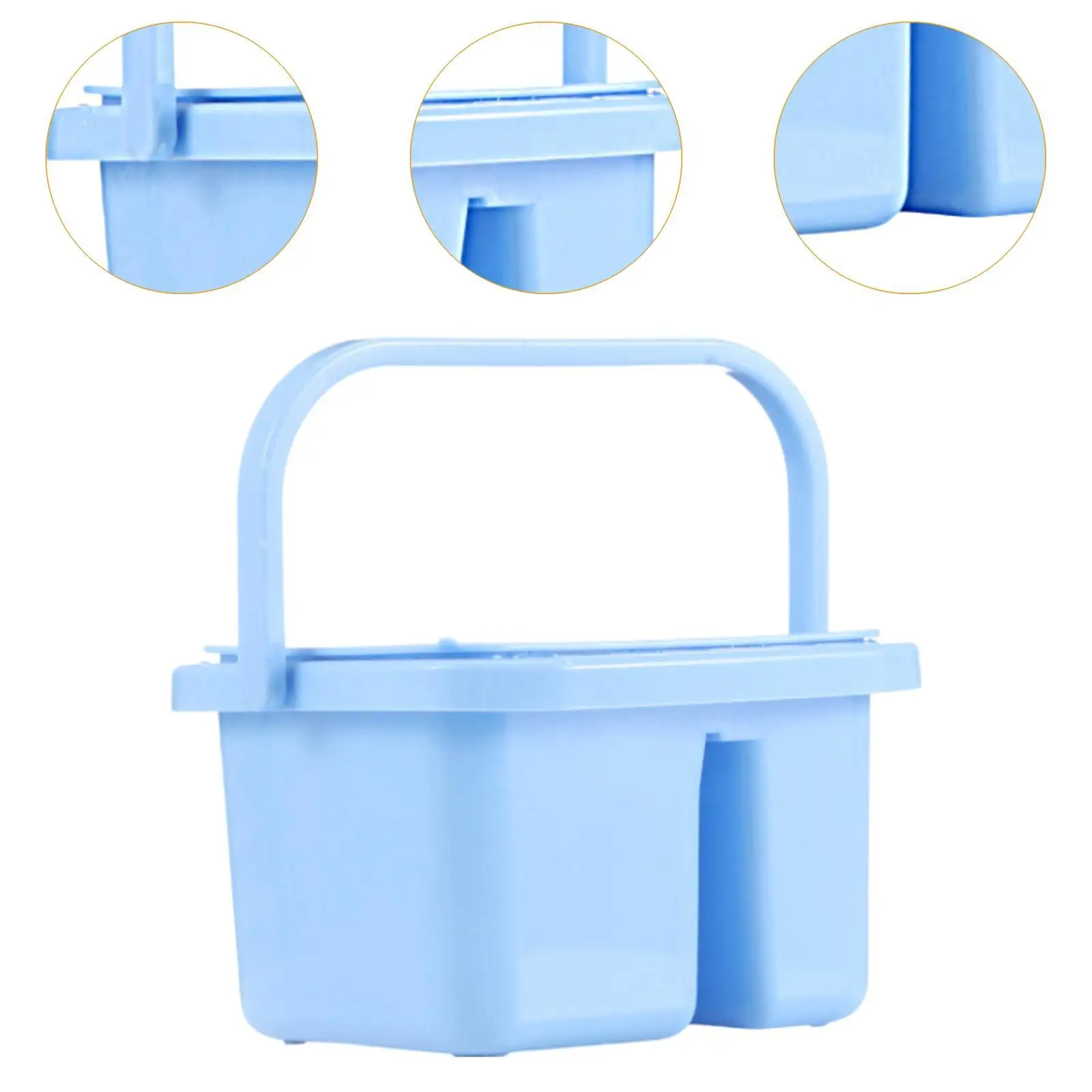 Paint Brush Washer Brush Cleaner Palette Lid Pot with Hole, Paint