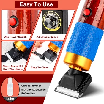 200W Electric Scissors, 110V-220V Carpet Trimmer, Animal Scissors, Tufted Electric Scissors, Home Pet Hair Clipper Set, Tools 2