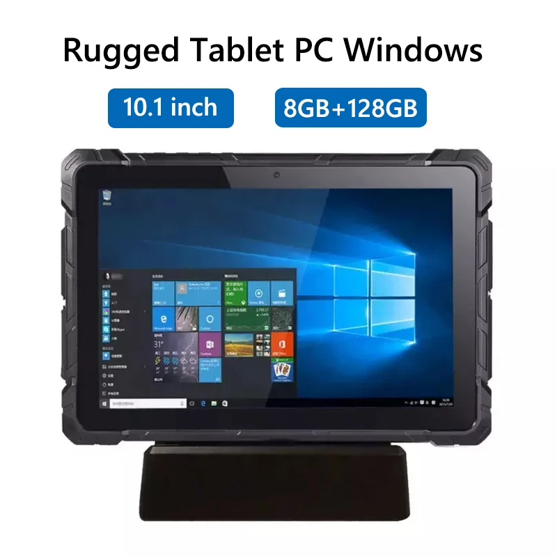 10.1 "Computer Windows 8Gb Ram 128Gb Ip67 Industriale Robusto Windows 10 Pro Tablet Pc Intel N4120 Hdmi 4G Lte Wifi Rs232 Scanner