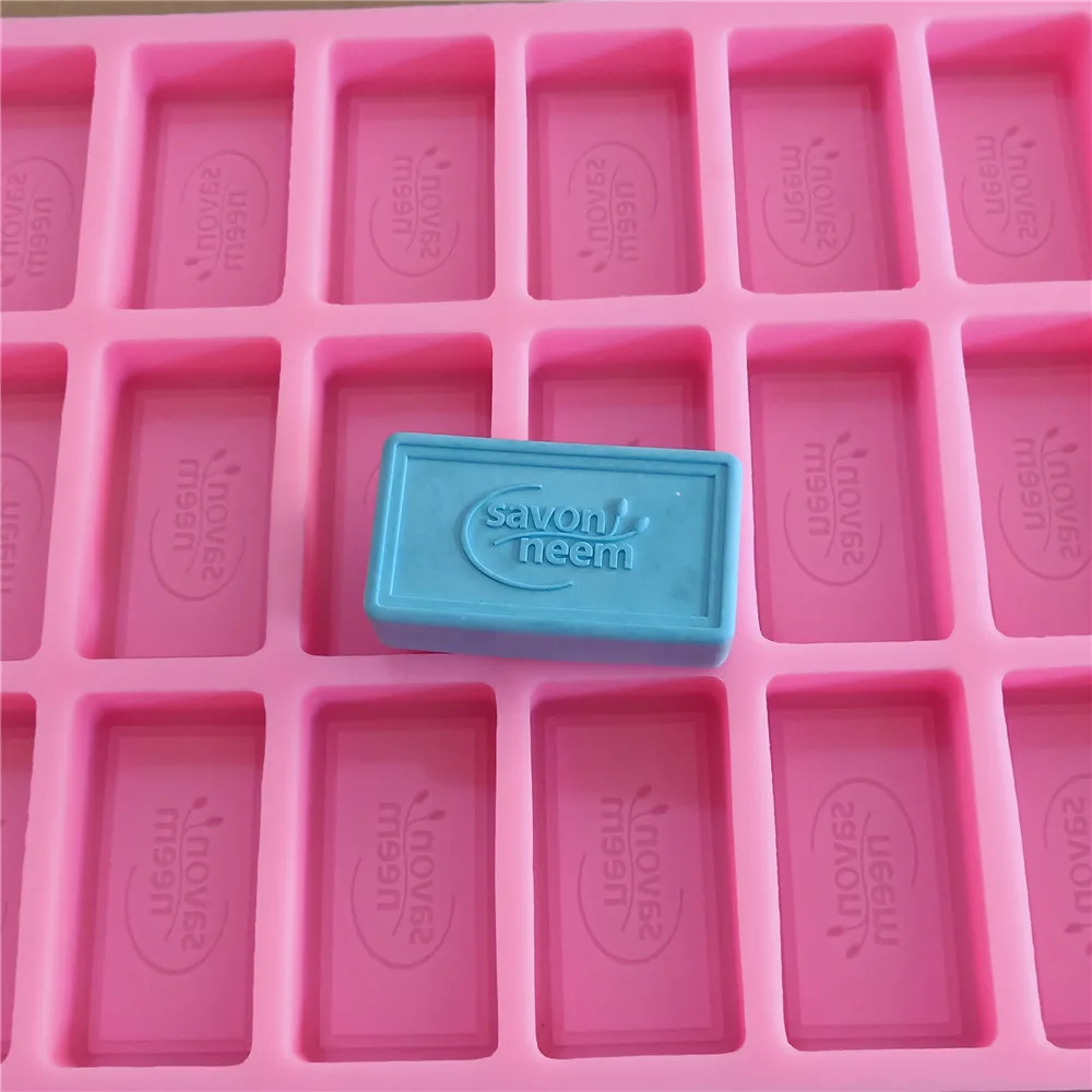 16 Cavities Bar Soap Mold Mould Customize Silicone Mold for Cold Process Natural Soap Making