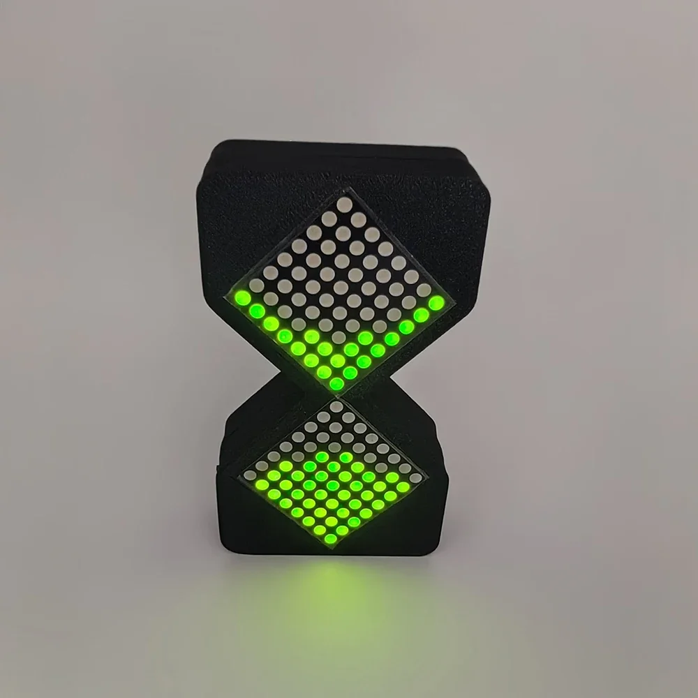 DIY Digital Hourglass Birthday Gift Toys Game Kids Cyber Hourglass Electronic Hourglass Cyber Style Sense of Technology Glow 5