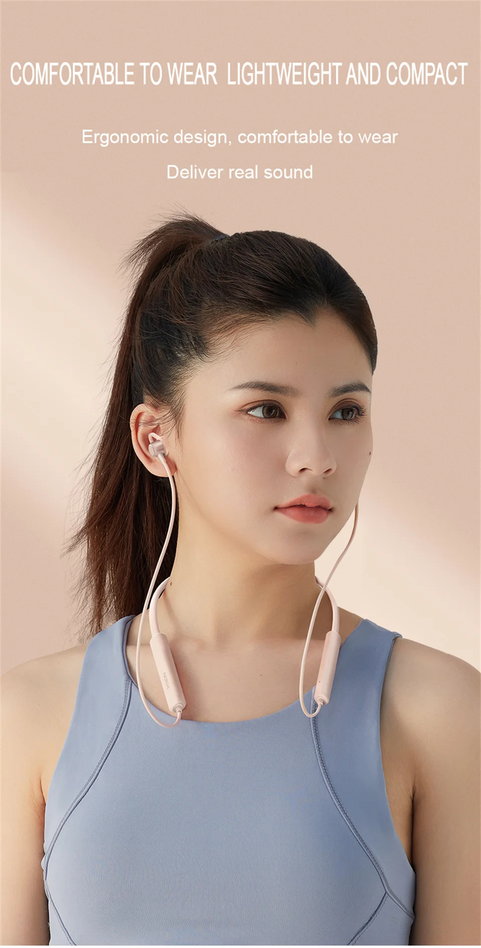 Nokia Essential Wireless Earphones E1502 description image 4