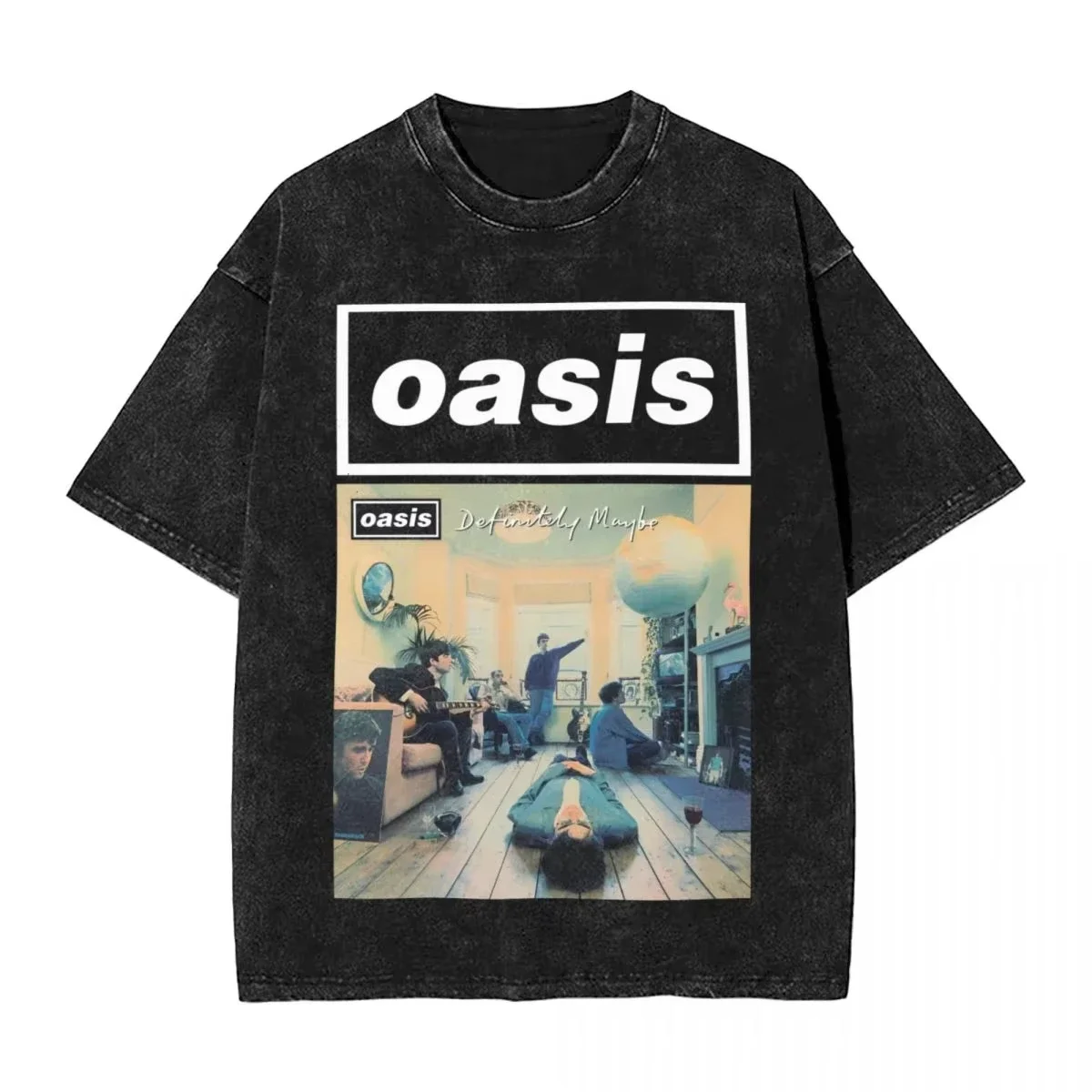 oasis Complete Single Collection Tシャツ XL Size XL, Official Oasis Box Logo T Shirt オアシス
