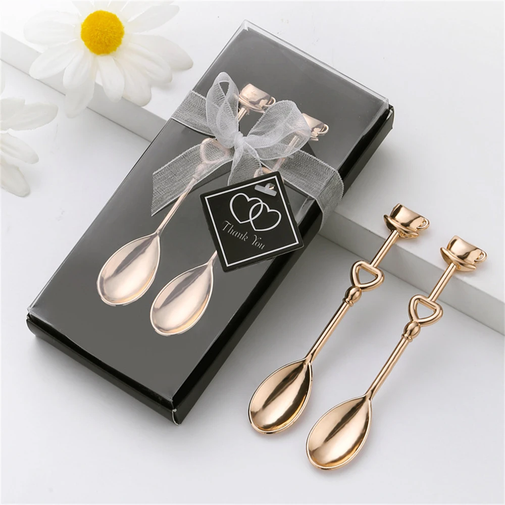 20set Heart Coffee Spoons Teaspoon for Wedding Party Favors Bridal Gift for Guests