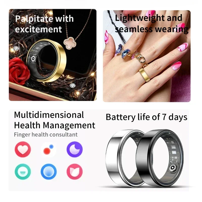Smart Fitness Tracking Ring 2