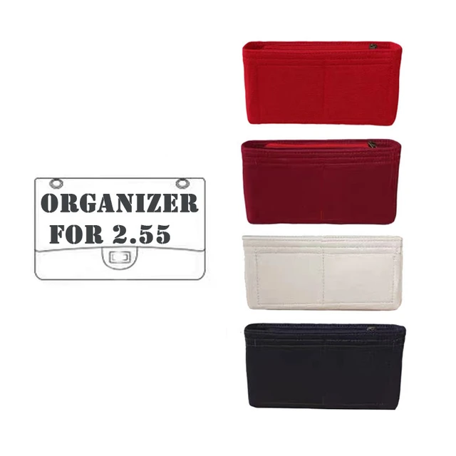 2.55 Insert organizer Bag Felt Women Makeup Bag liner Travel