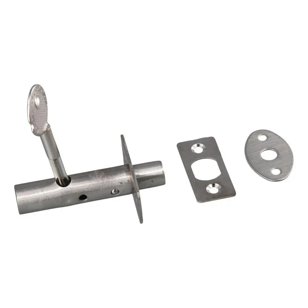 Durable Silver Mortise Lock 13mm Stainless Steel Tubewell Key Door Catch Fire Door