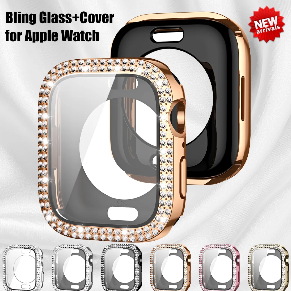 Apple Watch Bling Glass Cover Case Protector