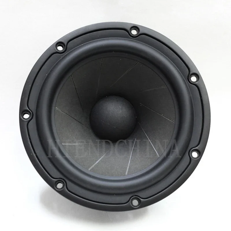 EY-03 6.5-inch Watermelon Peel Paper Tray Mid Woofer Speaker Home HIFI 38mm Voice Coil/Impedance 5 Ohms/Power 60W (1PCS)