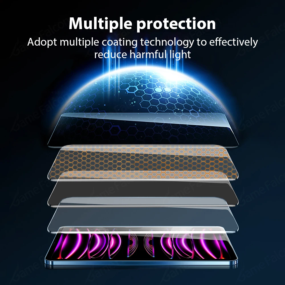 Tempered Glass Screen Protector For Apple IPad Pro 12.9 11 9.7 10.2 10.9 Air 4 5 Mini 6 5th 6th 7th 8th 9th 10th Generation Film 3
