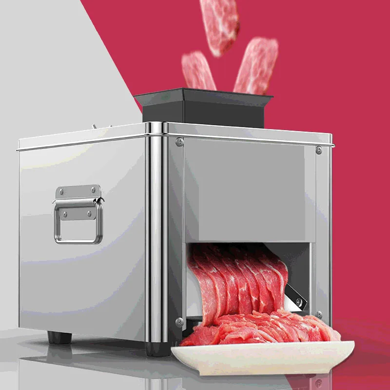 

Автоматическая ломтерезка для мяса, 150 кг/ч, 220 В