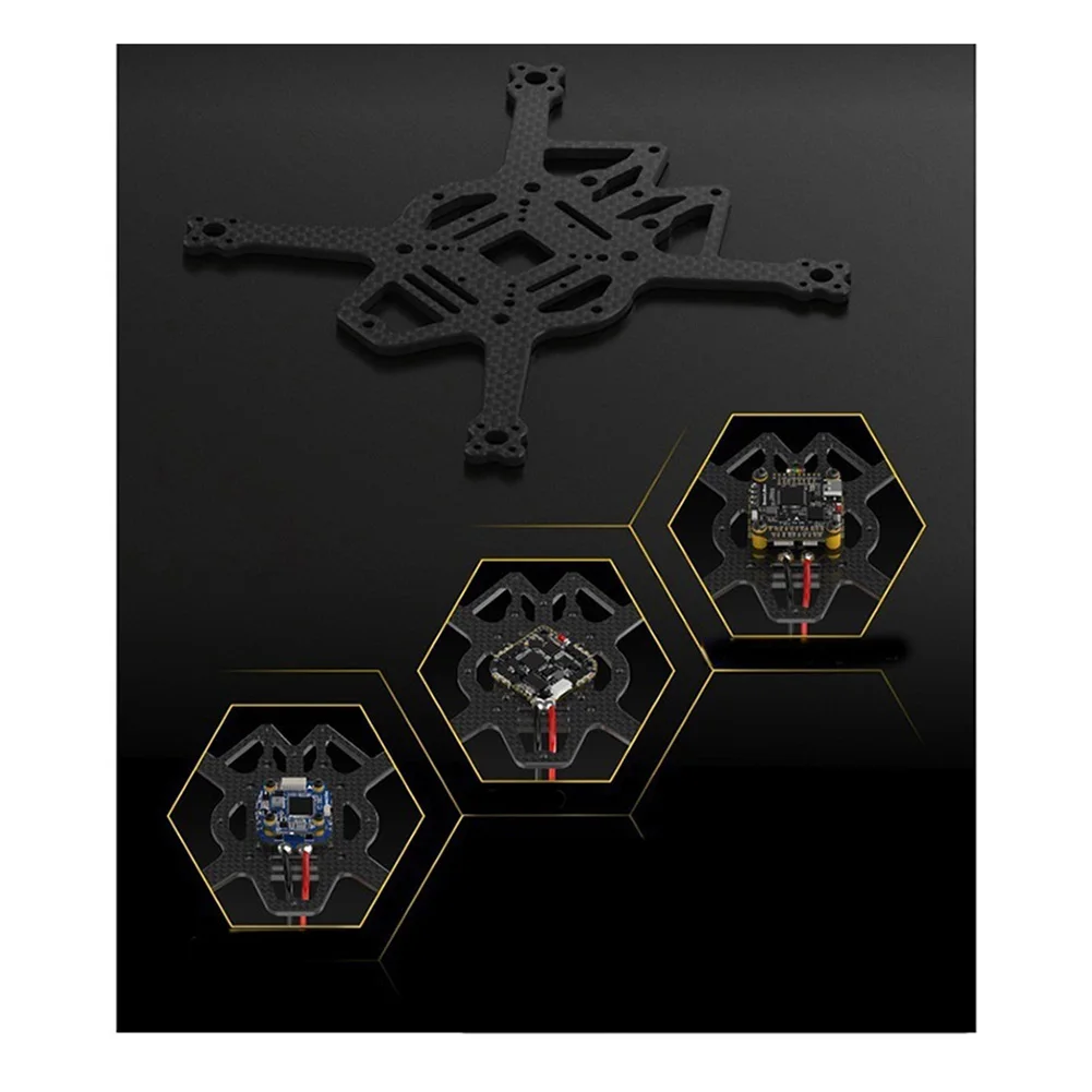 【독점 거래】{FPV 레이싱 드론용 SpeedyBee Bee35 Pro LED 3.5인치 프레임 키트, O3 HD VTX 드론 부품용