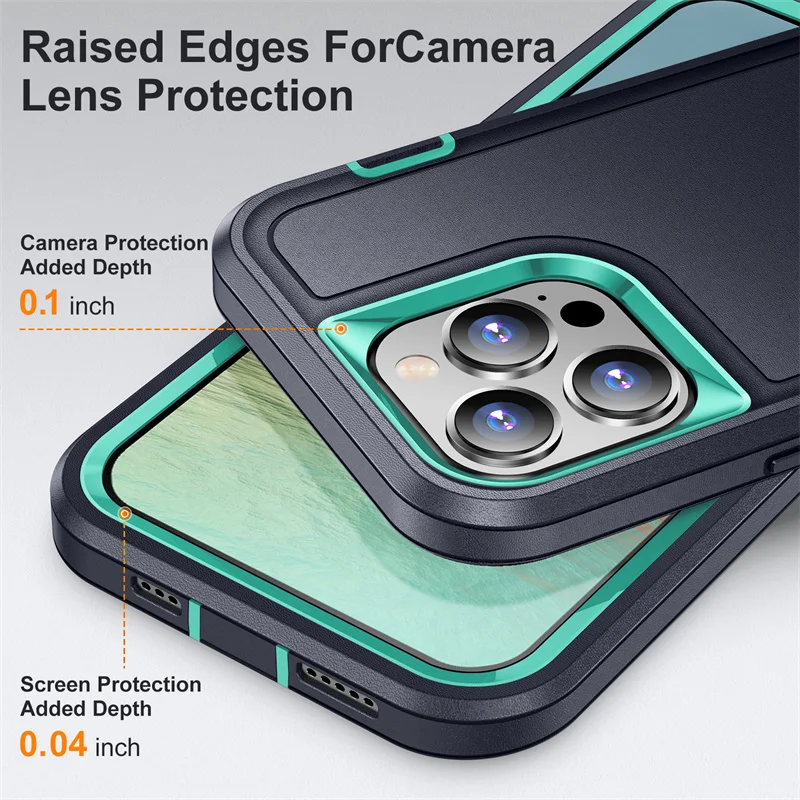 Heavy Duty Armor Protective Shockproof Back Cover Case