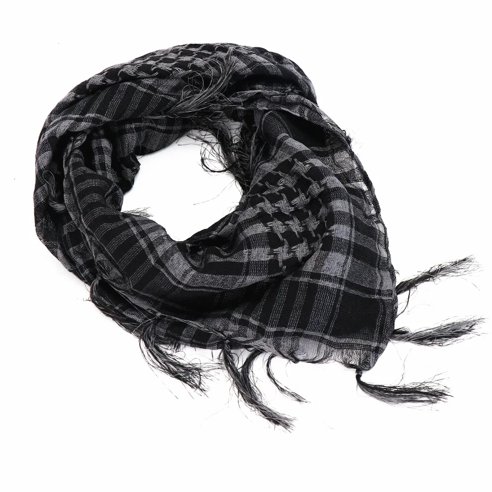 1/2/3 Stück Desert Shemagh Schal Weiches arabisches Kopftuch mit Fransen Unisex Keffiyeh Bandana Unisex Headwrap Arabischer Schal Kopfbedeckung – Detail 7