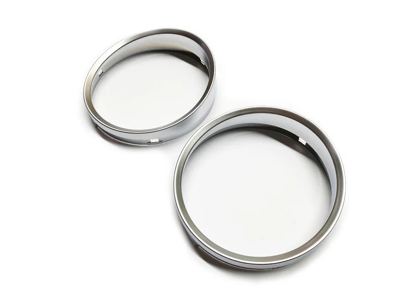 Matt Silver Dashboard Dial Gauge Rings Bezel Trim For BMW E60 E61 Pre-LCI M5 car interior trim
