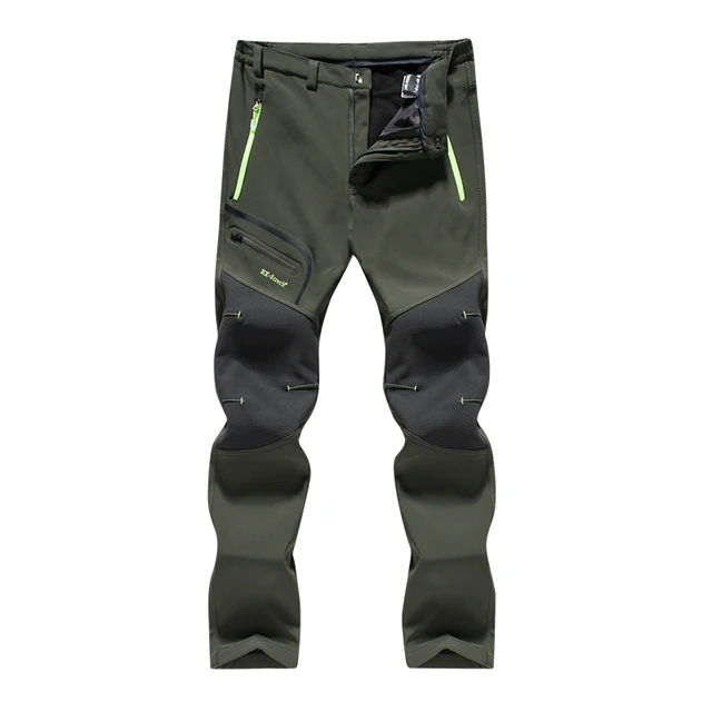 Men Outdoor Pants Plus Size Waterproof 
