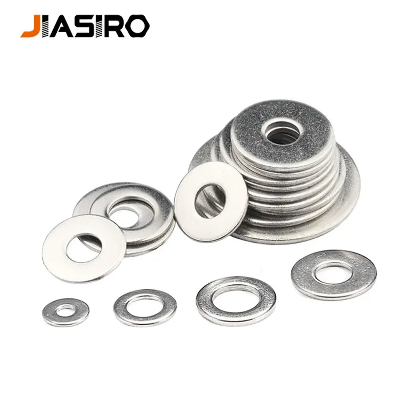 

Washer Stainless Steel 304 M1.6 M2 M3 M4 M5 M6 M8 M10 M12 M14 M16 M18 M20 M22 M24 Large Flat Metal Gaskets Plain Washers DIN9021