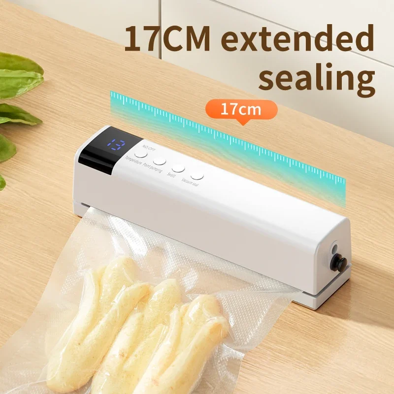 Mini Automatic Vacuum Sealing Machine ABS Plastic Kitchen Food Sealer