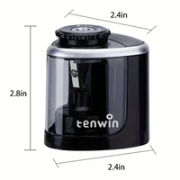 Electric Sharpener Assembly Desktop Automatic Pencil Sharpener Suitable To Pencils (6-8mm) for Students School Office Stationery 3