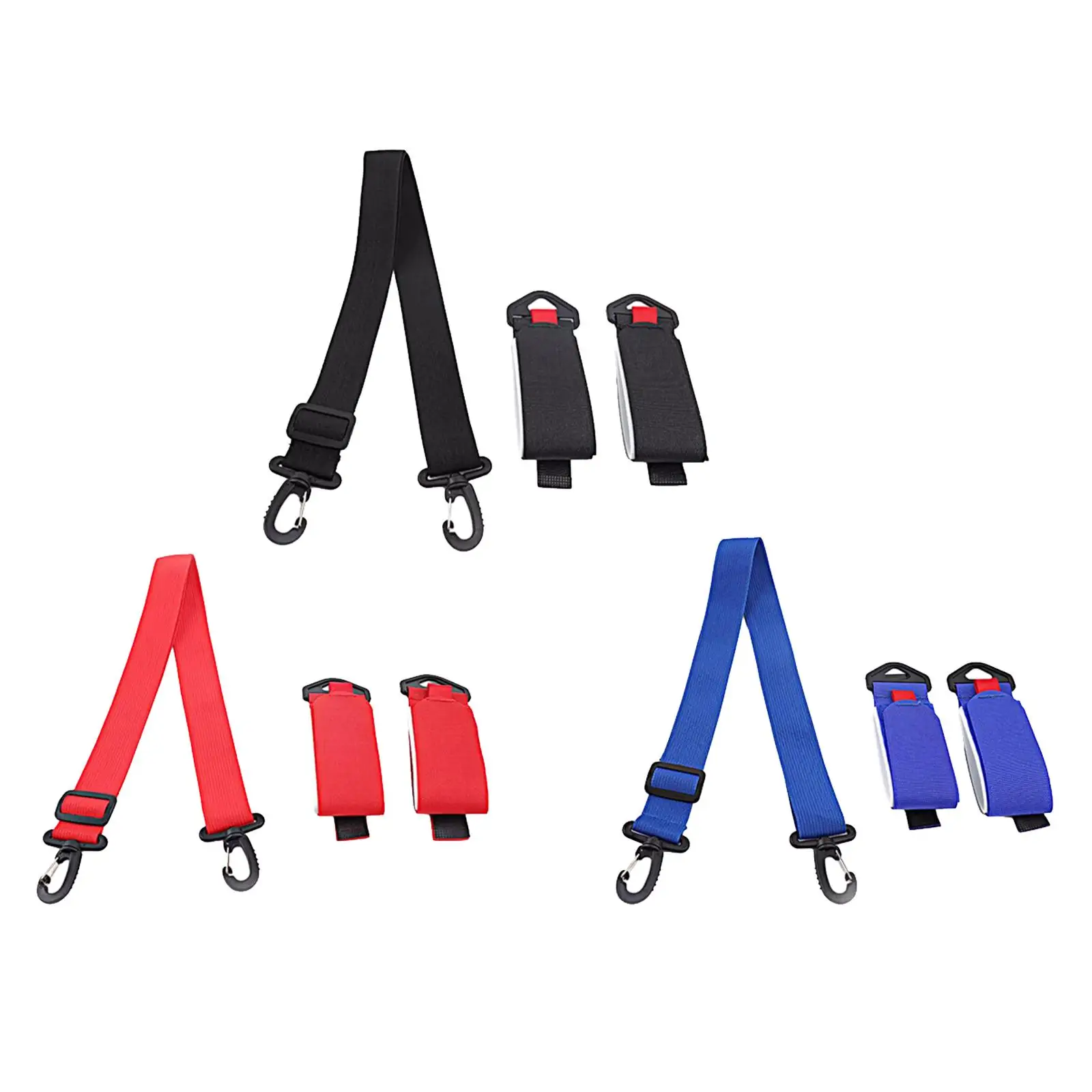 

Ski Pole Carrier Strap Fixing Belt Durable Snowboard Shoulder Strap for