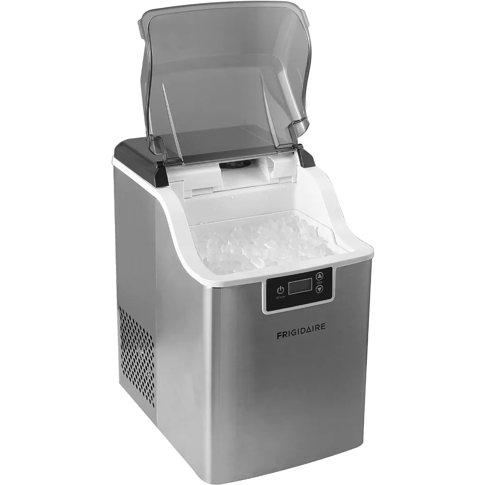 

Countertop Crunchy Chewable Nugget Ice Maker V2, 44lbs per Day, Stainless Steel