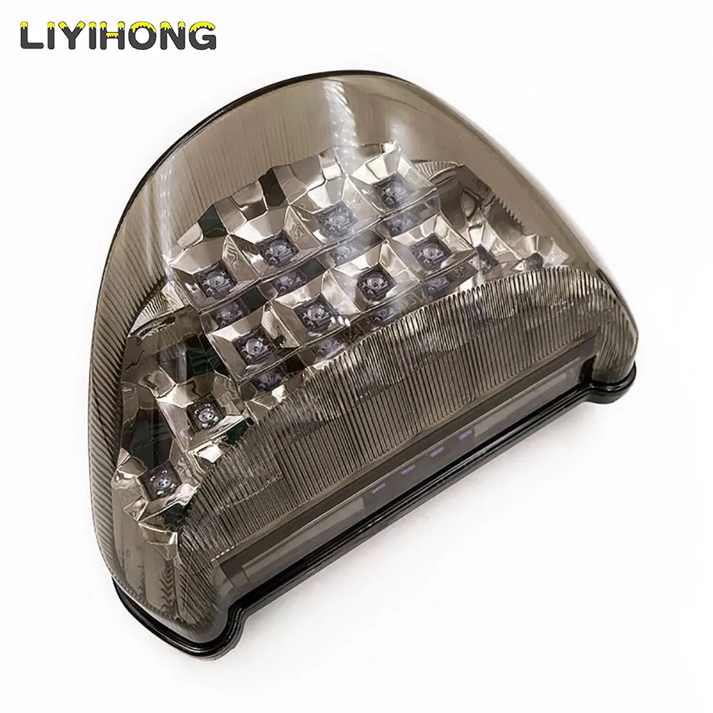 USテールライト 川崎ZX12R 2000-2001 02 03 04 05用バイクテールブレーキターンシグナルライト Motorbike Tail For 00-05 Kawasaki Ninja ZX12R ZX 12R LED Tail Brake Light Rear