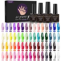 Limegirl Gel Nail Polish Set 60/40/24 Colors Semi Permanent UV Led Gel Varnish Soak Off Nail Lacquers Base Top Coat 1