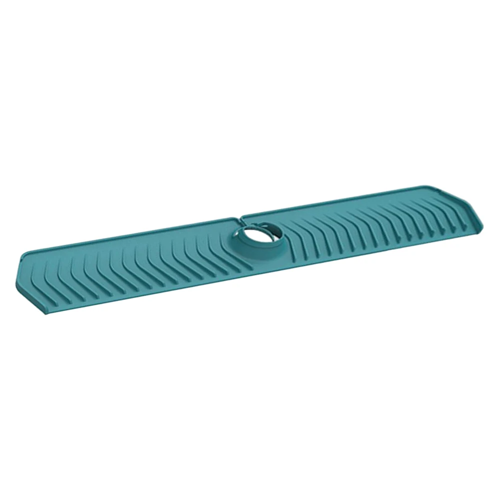 Silicone Kitchen Sink Splash Mat Easy To Install Kitchen Sink Faucet Splash Guard for Counter Bathroom for Faucet