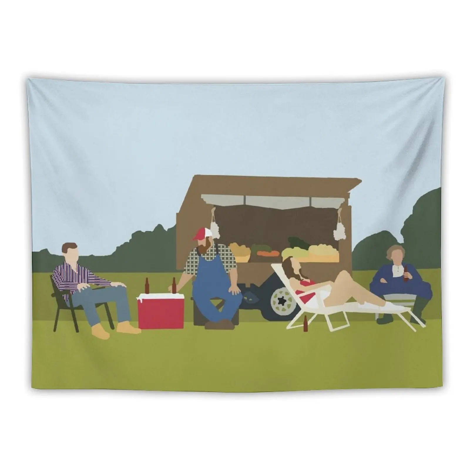 

Letterkenny Produce Stand Tapestry Home Decorations Decoration Room Tapestry