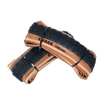 Pneumatico Piegato ONTRACK GRAVEL 700X38C 700X40C 700X45V X-PACK 30TPI PELLE MARRONE PARETE NERO