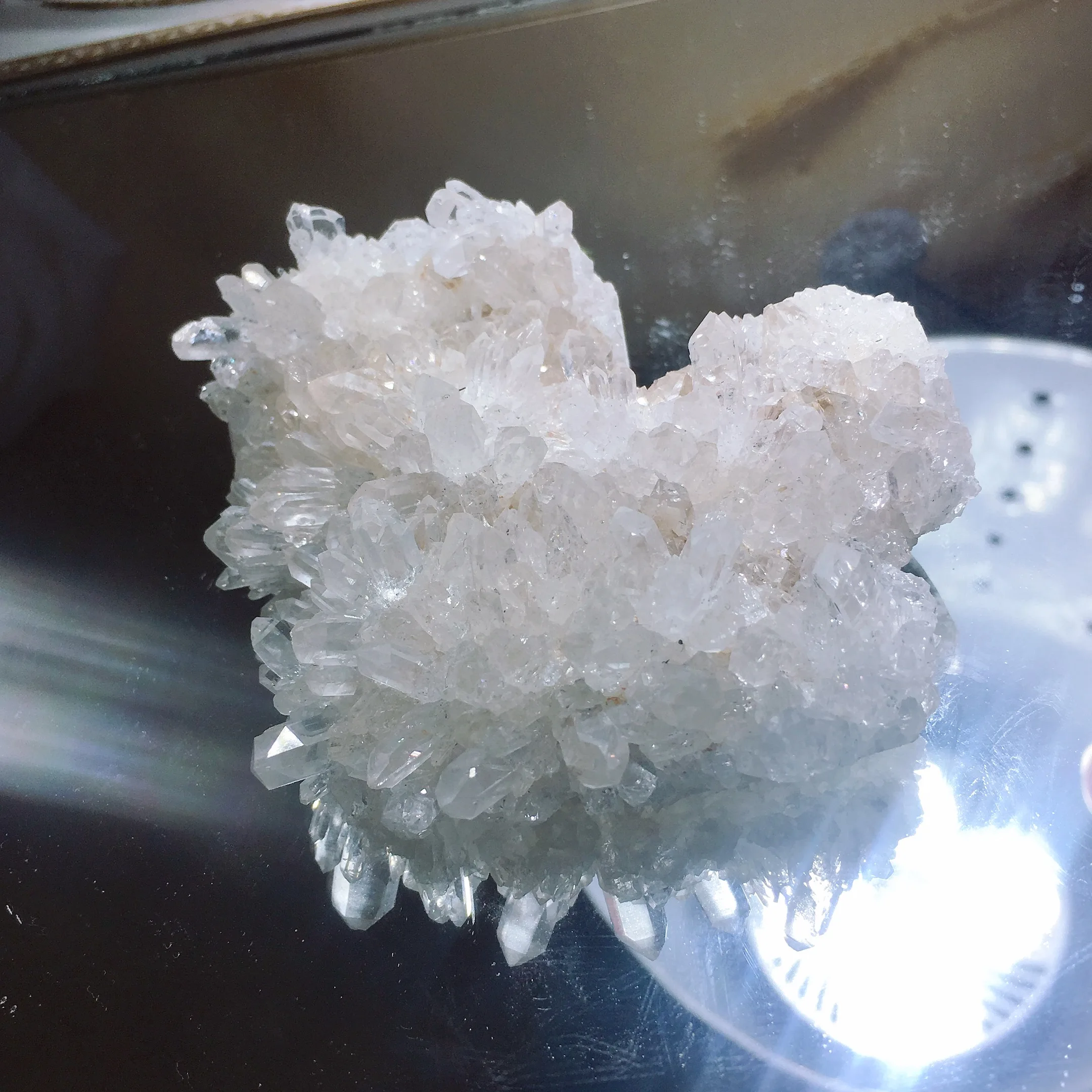 Clear Quartz Cluster Heart 2522