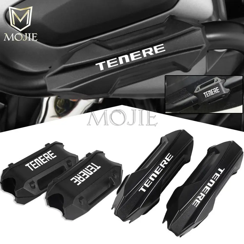 For Yamaha Tenere 900 2019 2020 2021 2022 2023 Motorcycle 25Mm Engine Crash Bar Protection Bumper Decorative Guard Block Parts