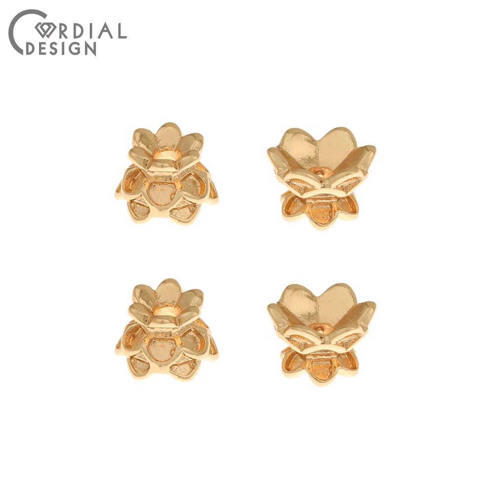 Cordial Design 100Pcs 6*9MM Jewelry Accessories/Hand Made/Charms/Connectors/Copper/Jewelry Findings & Components/DIY Making 1 EAAC-193188