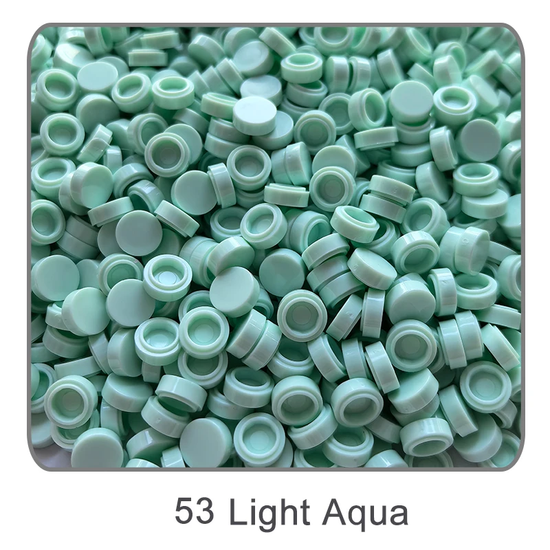1000-Piece Round Tile Set for Pixel Art and Mosaic Creations