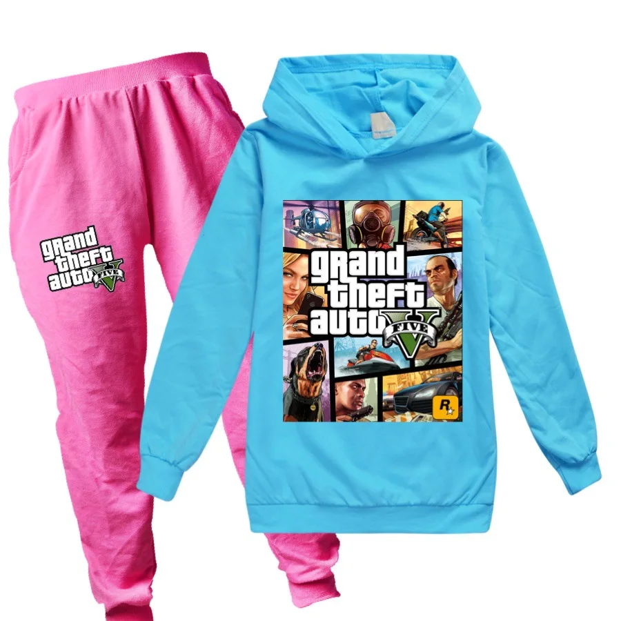 

Комплект детской одежды Grand Theft Auto V GTA 5 из футболки и брюк