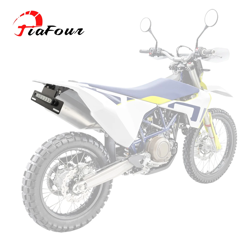오토바이 액세서리 라이센스 플레이트 홀더 테일 깔끔한 브래킷 깔끔한 펜더 제거기 Supermoto 701 Enduro 701 2016-2023
