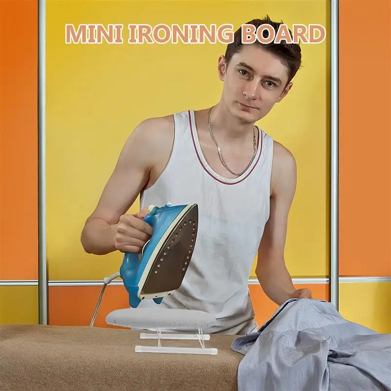 Portable Folding Ironing Stand Heat Resistant Ironing Board Home And Travel Small Table For Sleeves Collars And Pants